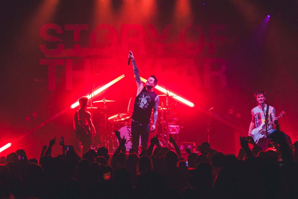 Portland Concert Photography | Dan Marsala | Story of the Year | Crystal Ballroom
