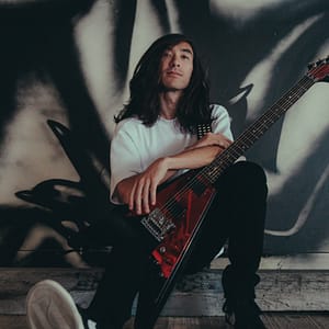 Portrait of Andrew Dodge, Portland Oregon Guitar